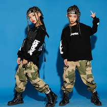 Childrens hip-hop hip hop suit girl jazz dance costume tide childrens street dance boy handsome hiphop costume