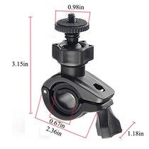 Suitable for Gopro bicycle clip O-type plastic bicycle Bracket 1 4 screw connector hero 6 5 4 3