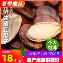 Annual goods Guangxi Zhengzong letter is all original flavor red melon seeds 500g west melon seeds color red and full flesh and thick flavor Gan