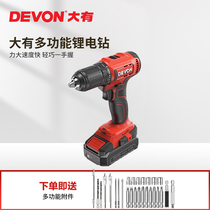 Large rechargeable lithium electric drill 20v flashlight drill Electric screwdriver Pistol drill multifunctional electric drill screwdriver 5298