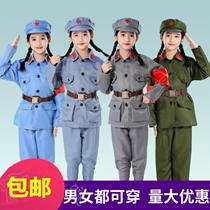 Adult red army costumes of the Eighth Route Army uniform Red Guards of the New Fourth Army drama fit the costume of the Peoples Liberation Army war clothing