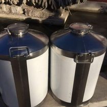 50 Jin 100 Jin simple type small stainless steel sealed tank liquor storage tank commercial food grade powder tank