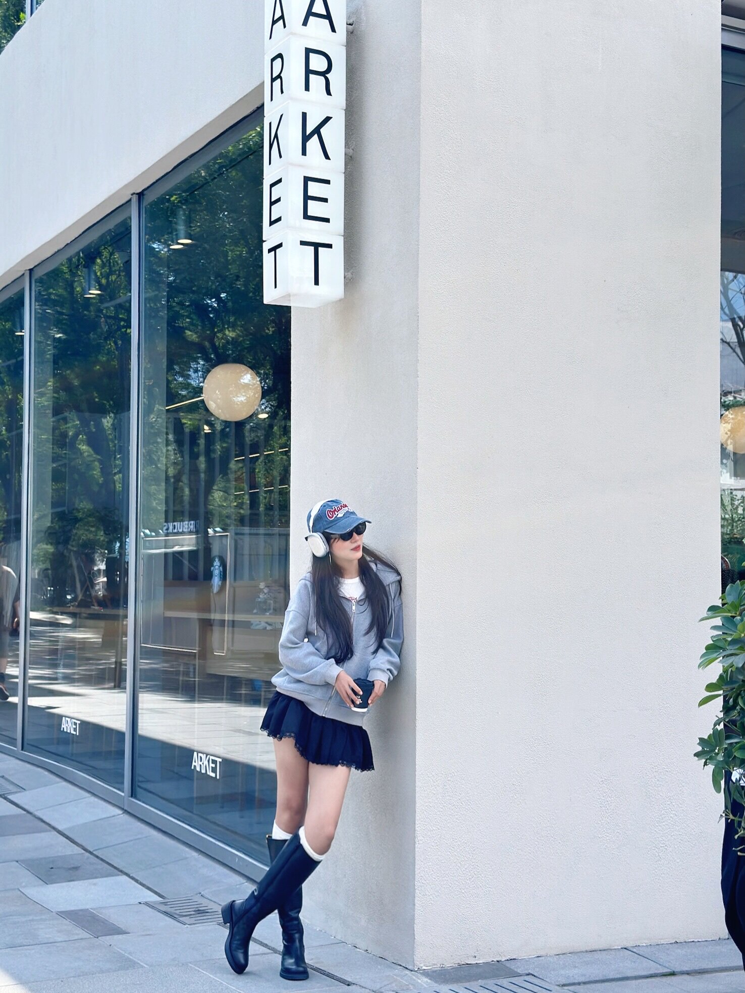 kisscat接吻猫[城市旅人]骑士靴，万茜方枪枪美洋同款真皮皮带扣复古英伦风