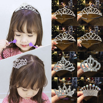 Girl Crown Headwear Children Princess Crown hairclip Hairband Little Girl Clip Girl Baby Hair Decoration Korean Hair Card