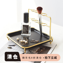 Norwegian Forest home Nordic modern minimalist bedroom Desktop Makeup Brush containing disc Jewelry Cosmetic Trays