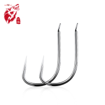 American Pure Fishing Red Wolf Fishing Fish Hook New Guan East Without Barb Fishing Hook Import Black Pit Competitive Fishing Hook Fishing Hook