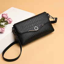 Mother bag satchel bag womens bag New 2019 autumn and winter explosive old crocodile womens bag mother-in-law small Cross bag