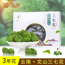 Yunnan Sanqi flower Yunnan Wenshan specialty 80g gift box to send elders three years of flower tea flower tea