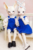 bjd doll 6 points PW rabi white rabbit joint movable doll doll