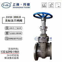 Z41H-300LB Cast steel American standard flanged gate valve DN50 65 80 100 125 150 200 250 300