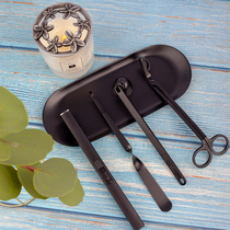 Scented candles Candle extinguishing tools Repair wick scissors cover Bell hook Metal tray USB charging igniter stick lighter