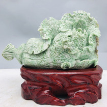 Source straight for Chinas Big Four jade < 100 Caiyuan for a single mountain jade pendulum piece 3 4 catty y22