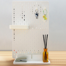 Office hole board desk can stand standing clamp hole board table stand stand stand free hole holder storage