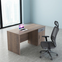 Simple modern staff single boss desk 1 4 meters office small staff desk and chair combination computer desk