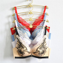 Manneffin 19 autumn winter is a long triangle sexy embroidery Soft steel ring bra 20810882 poly-woo underwear female breast