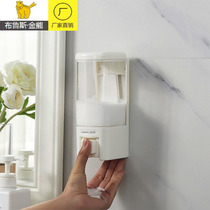 Soap dispenser manual Press hand sanitizer box hotel shampoo shower gel bottle kitchen soap dispenser without punch