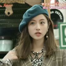 Flash hair Spanish Spanish ELOSEGUI Ishihara rimei beret Dome hat wool painter hat warm