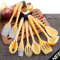 Non-stick shovel silicone spatula kitchen cooking special high temperature resistant spatula shovel spatula childrens supplementary food shovel