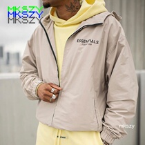 mkszy double ESSENTIALS 19AW beige 3M reflective jacket jackets I need 0.1 billion