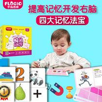 Childrens Moments Memory Card 12 Miyager Special Note 7-field True Super Right Brain Memory Act Finger Thinking Training