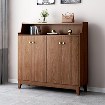 Shoe Cabinet Doorway Large Capacity Entrance Room Entrance Living Room Entrance Modern Brief Chinese Solid Wood Lockers Nordic Storage