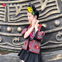Aying Miao Yi ethnic minority clothing female personal art photo clothing Guizhou Miao embroidered clothing stage female