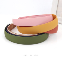 South Korea sweet Joker with teeth non-slip hair hoop women wash face hair card simple hair cave wide side headband pressure hair bundle