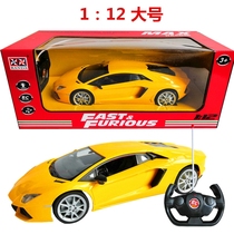 Childrens toy remote control car car 1:24 sports car simulation electric car model police car send battery