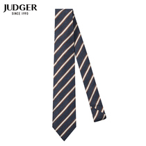 Judger silk tie men's formal mulberry silk business tie fashionable striped tie trendy