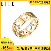 ELLE a cold wind ring earrings necklace female Roman series ins Net Red simple temperament jewelry