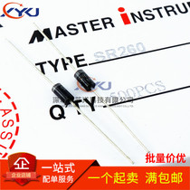 Dual Schottky diode SR260 SB260 2A 60V package D0-15