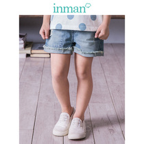 Inman Boy Clothing Clear Cabin 2022 Summer New Children Girl Casual Denim Shorts Hot Pants Comfort Cotton Shorts