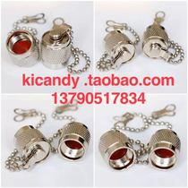 L12 TNC female metal dust cap coaxial connector M10 with chain waterproof protective cover protective cover plug