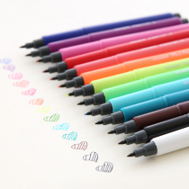 Yunmu groceries Simple Muna beauty color pen Hand account diy marker Water-based pen Signature pen Color pen stationery