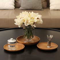 ladylike high-end export simulation fake flower White small Cymbidium modern simple living room soft flower arrangement