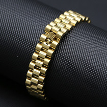 13MM wide crown President oyster plate buckle three beads with watch with gold titanium steel bracelet exquisite workmanship mens boutique