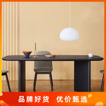 Solid Wood Nordic desk simple style design sense coffee table small apartment table Big Board conference table personality Workbench