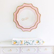 Nordic bathroom mirror dressing Wall washbasin toilet bathroom glass mirror wall toilet mirror