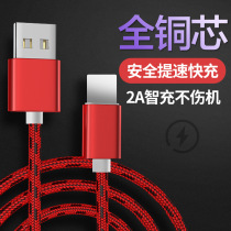 Tiger print 2A Fast charging mobile phone data line applies Android type-c Apple single-head usb mobile phone Huawei charging line