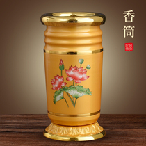 The incense tube is used to put the incense tube in front of the Buddha.