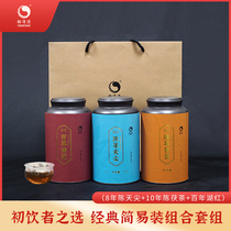  Aged Tianjian Fuzhuan tea Centennial Lake Red set set Convenient to pack aged tea Anhua black Tea Hunan specialty tea