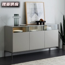 Light extravagant modern dining side cabinet pole minimalist tea water cabinet Kitchen Cabinet Dining Room Lockers Living-room Wine Cabinet Customised