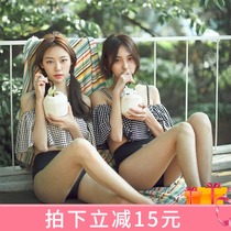 Terrybb Go Korea bikini split swimsuit female Korean hot spring black swimsuit bikini