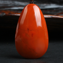 21 21 42 gr (fu gas full) full of tomatoes red water drop shaped with shape South red Manau pendant pendant