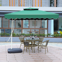 Yishui outdoor parasol Sun umbrella Large umbrella Stall Garden umbrella Outdoor security guard booth umbrella Square Roman umbrella