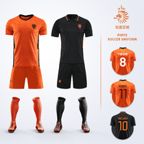 Dutch team No. 11 Robben Jersey 20 21 European Cup football suit suit mens custom team uniform women children