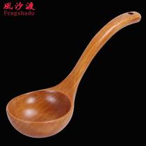 Wooden spoon Large soup spoon King-size wooden spoon Wooden spoon Long handle porridge spoon Porridge spoon Large soup spoon Japanese and Korean style