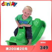 Danish DANTOY original imported young childrens toys environmentally friendly plastic thickened indoor large double rocking horse