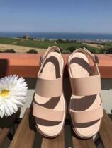 Tods pink summer one-way open toe sandals 40 5 yards domestic spot