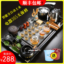 Whole set of Gongfu tea suit Home living room office Guest Tea Terrace Tea Channel Fully Automatic Integrated Tea Tray
